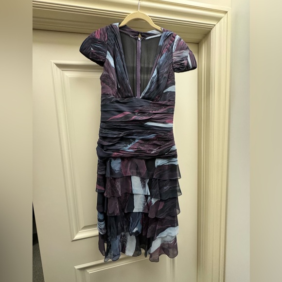 Gorgeous J Mendel silk dress, multi coloured size 6 - Picture 3 of 6